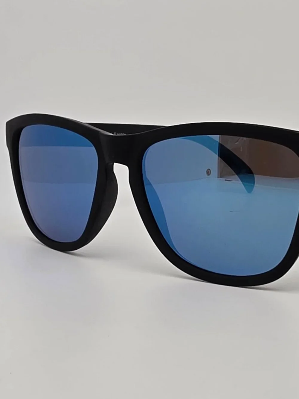 Goodr Mick and Keith’s Midnight Ramble Black Polarized Blue Mirror Sunglasses